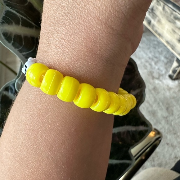 Letter beads bracelet, pony beads bracelet - Picture 2 of 2